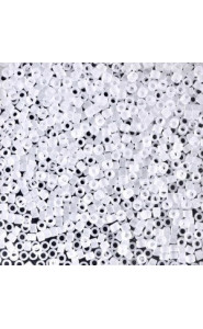 Miyuki delica beads 15/0 - Matted transparent crystal DBS-741